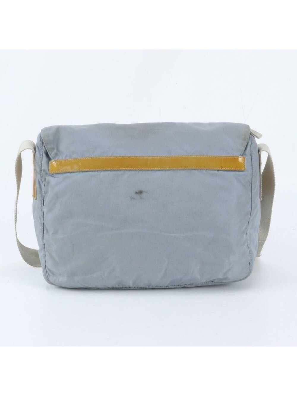 Prada Color Tessuto Nylon Triangle Logo Leather Shoulder Bag Crossbody Messenger - Picture 3 of 10